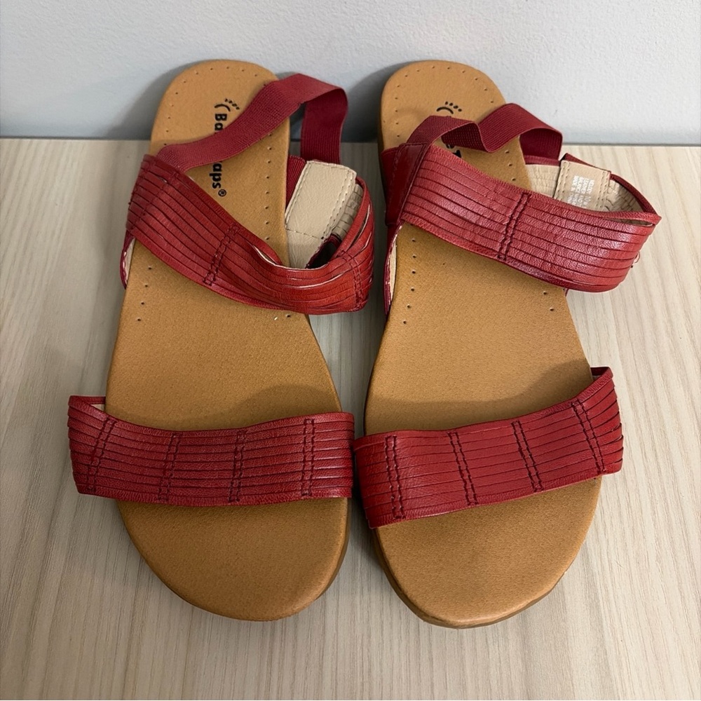 Bare Traps Womens Melody red Strappy Sandals size 10w